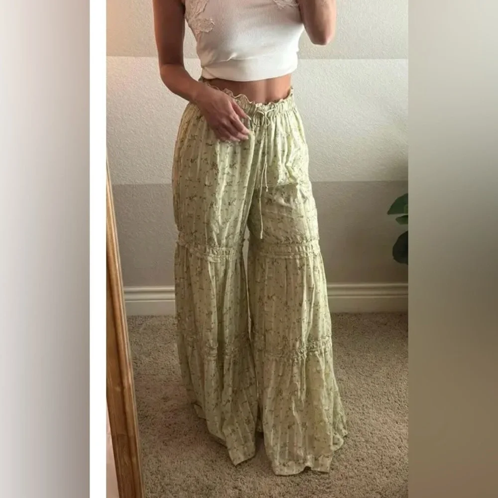 Free People Emmaline Tiered Pull-On Pants Size XS NWT